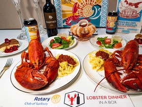 Rotary Lobster Dinner in a Box.