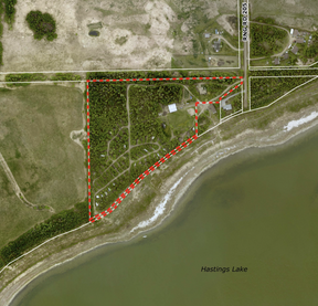 A Strathcona County map of the Kawtikh Retreat and Campground. Chart provided