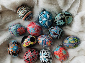The Relief for Refugees Art and Bake Sale at St. Theresa Catholic School will also feature Pysanka bingo, which will offer prizes of are hand-made Ukrainian Easter eggs.
