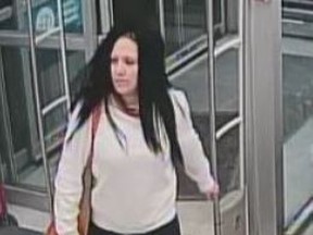 RCMP obtained security footage of the female suspects in a pair of shoplifting incidents, including one that saw more than $1,500 worth of goods stolen. (Leduc RCMP)