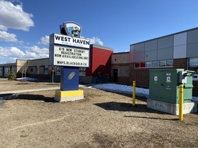 Solar panels to be installed on the roof of West Haven Public School this summer are expected to offset about 75 per cent of the school's energy consumption annually. (Ted Murphy)