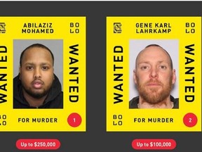 The Bolo program offers rewards of up to $250,000 for the most wanted fugitives.