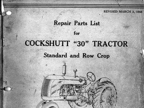 The Cockshutt Model 30 Tractor was the first modern production tractor built in Brantford. It was the first in the world to be equipped with a "live power take-off."
