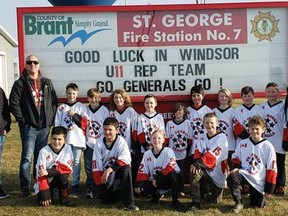 The St. George Minor Hockey Association's under-11 rep team will compete at the Ontario Minor Hockey Association championship tournament this weekend in Windsor. Submitted