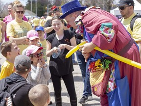 Marc the Clown will be entertaining children at the 18th annual Hike for Hospice on Sunday, May 15. The event, a fundraiser for the Stedman Community Hospice, will be held in person after the pandemic forced it to go virtual for the past two years.
