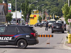 Coby Carter of Hamilton was shot and killed on the morning of July 8, 2019, near a parking lot near 64 Colborne St. W. Expositor file photo