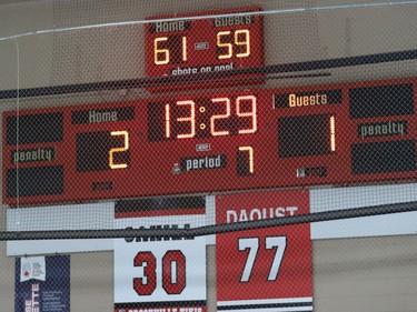 It took seven periods to determine the winner of game seven between the Lumber Kings and Braves in Brockville on Friday night and Saturday morning.
Tim Ruhnke/The Recorder and Times