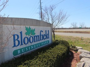 Two purchase offers for the Bloomfield Business Park were to come before Chatham-Kent council on Monday night. Ellwood Shreve/Postmedia