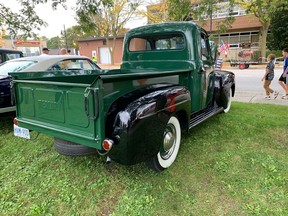 Jeff Glover's 1952 Mercury M-1 truck attracted a lot of attention at the mini-WAMBO car show in Wallaceburg in early October 2021. Peter Epp