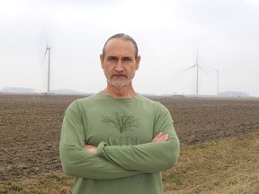 Water Wells First member Kevin Jakubec wanted to see Dover Township well owners included in the All-Hazard Investigation of Well Water in Chatham-Kent report on well water issues around wind turbines in north Chatham-Kent. PHOTO Ellwood Shreve/Chatham Daily News