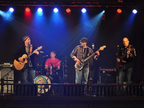 Walkin'47 will headline a 12-hour Rise House Rock-a-thon being held at the Sons of Kent Brewing Co. in Chatham on April 30. Band members include, from left, Scott Aarssen, Drew Barsava, Steve Bellan, Jason Denys and Brian Cox. (Supplied photo)
