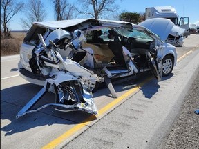 Two people have been charged by Chatham-Kent OPP following a multi-vehicle crash on Highway 401 near Chatham last Thursday. A 41-year-old Windsor resident is facing a careless driving charge and a 55-year-old Elora resident has been charged with following too closely, OPP said. The collision, which involved three transport trucks and two passenger vehicles, forced the closure of Highway 401 between Victoria Road and Kent Bridge Road, to do the cleanup, OPP said.
