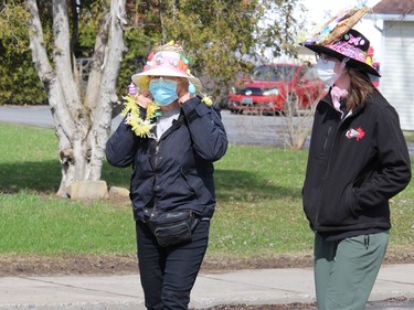There were a lot of colourful hats in Morrisburg on Saturday. Photo on Saturday, April 16, 2022, in Morrisburg, Ont. Todd Hambleton/Cornwall Standard-Freeholder/Postmedia Network