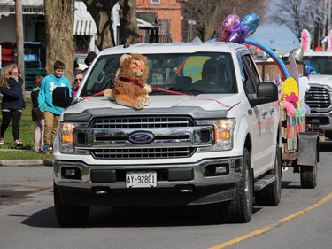 The South Dundas Easter Parade gets underway. Photo on Saturday, April 16, 2022, in Morrisburg, Ont. Todd Hambleton/Cornwall Standard-Freeholder/Postmedia Network