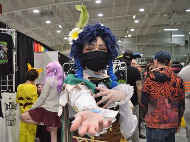 Noah Wilson cosplaying as Kazuichi Core at CAPE 2022 on Saturday April 23, 2022 in Cornwall, Ont. Shawna O'Neill/Cornwall Standard-Freeholder/Postmedia Network