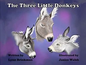 Craigmyle local Lynn Brinkman wrote a book The Three Little Donkeys which was illustrated by sister-in-law  Janice (Brinkman) Walsh. The book can be purchased through amazon.ca. Submitted photo