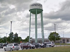 The 7th Avenue water tower in Hanover.