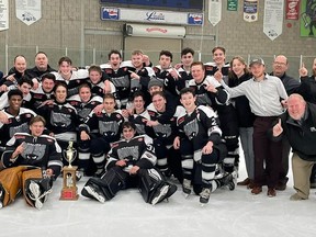 The Napanee Raiders won Game 7 of the Provincial Junior Hockey League Tod Division final, 4-3 over the Amherstview Jets in overtime on Sunday night in Amherstview, to win the best-of-seven series 4-3.