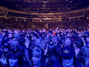 Thousands of people pack the Leon's Centre prior to The Glorious Sons' performance on Friday, April 15, 2022.