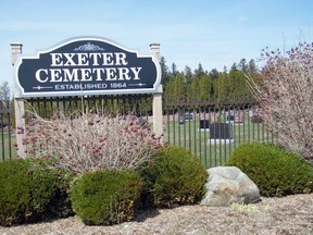 The Exeter and District Heritage Foundation is raising funds for a new fence at the Exeter Cemetery. Scott Nixon