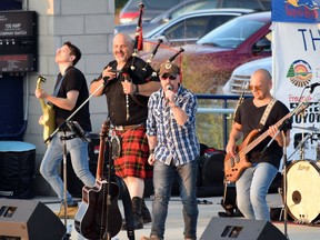 The Grand Bend Summer Sunset Sounds Concert Series is returning this summer with eight nights of live music. Celtic rockers The Mudmen, above, are scheduled to play Sun., Aug. 7. Dan Rolph file photo