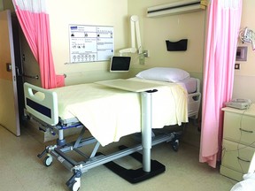 Photo supplied
This is one of the 54 new hospital beds and tables that St. Joseph’s General Hospital in Elliot Lake recently received to replace its aging beds.