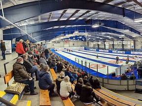 Curling at The Plex in Port Elgin in 2022. File photo.