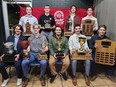 The Pembroke Lumber Kings gathered for a year-end banquet on April 24 with players taking home some hardware. Showing off their awards were (back from left) Jacob Zwirecki, Sawyer Prokopetz, Jack Stockfish, Vincent Gazquez and (front from left) Reece Proulx, Jesse Kirkby, Caden Eaton, Alex Urbisci and Joe Jordan.