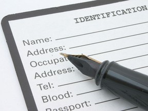identification forms