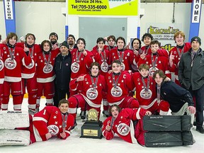 UNDER 15 TOP DOGS Champions of their league and the Northern Ontario Hockey Association, the Under 15 AA Soo Jr. Greyhounds are headed to the Ontario Hockey Federation title tournament later this month. HOCKEY NEWS NORTH