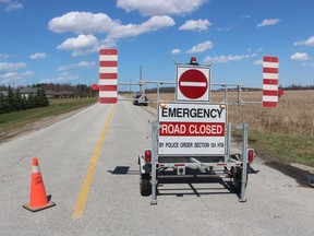 Marthaville Road, from Lasalle to Churchill lines, just outside of Perolia was closed on April 14, 2022 for a death investigation, Lambton OPP said. Police later said it was being investigated as a homicide.