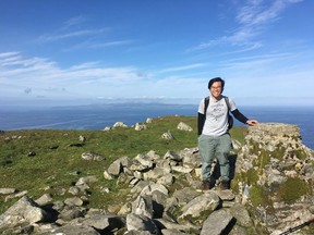In September 2020, Derek Leung stands at the summit of Ailsa Craig, one of only two sources of curling stones in the world. The PhD student at LU has recently been published in The Canadian Mineralogist.