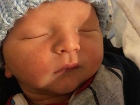 A boy, Leo-James, 6 lbs 12 oz, was born to Brittney Dufresne and Scott Lamothe of Val Caron on Feb. 28.