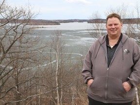 Scott Hodgins, of Sudbury Boat and Canoe, is once again the judge for The Sudbury Star Ice Guessing Contest in Sudbury, Ont. John Lappa/Sudbury Star/Postmedia Network