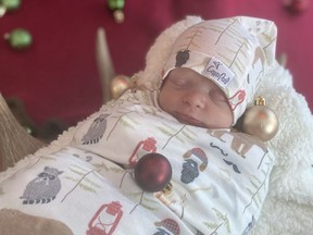 A boy, Geo, 4lbs 14oz, was born on Nov. 17 to Mathieu Tessier and Lise Cote of Hanmer.