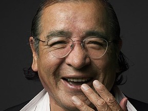 Tomson Highway - novelist, pianist and songwriter and a Member of the Order of Canada - is back in town. The 10th edition of the francophone book fair and literary festival at Place des Arts, May 5-8, is created and hosted by Le Salon du Livre. Learn more at lesalondulivre.ca. Sean Howard photo