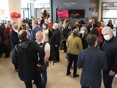 A celebration was held at the official opening of Place des Arts du Grand Sudbury in downtown Sudbury, Ont. on Friday April 29, 2022. John Lappa/Sudbury Star/Postmedia Network