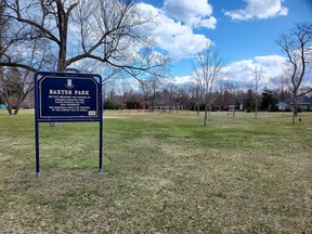 Baxter Park will be the site of a new Sarnia Kinsmen fundraiser from April 30 to May 1, the Spring into Summer Arts and Craft Show. Carl Hnatyshyn/Sarnia This Week