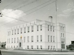 D.R. Franklin of Toronto designed the Tisdale Township municipal building, seen here. He also designed the ultra-modern Schumacher High School.

Supplied/Timmins Museum