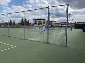 The City of Beaumont is looking at adding lights to the tennis courts and skateboard park in Gobeil Park to increase usage of the facilities. (Ted Murphy)