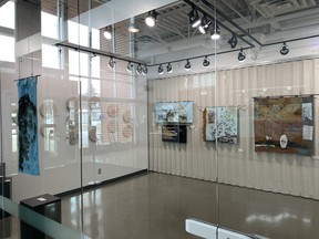 The Family Ties, the newest art exhibition at the Sherven-Smith gallery at the Kerry Vickar Centre, is on display until April 23. Omar Sherif / The Journal