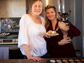 Pup Cakes and Bakes offers homemade cupcakes and biscuits for pups made with love, using healthy preservative-free, fresh ingredients that are good for dogs.  (Submitted)