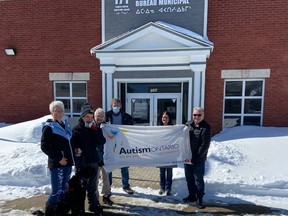 April 2 was World Autism Awareness Day and the Town of Cochrane raised a flag at the town hall  to commemorate the occasion.