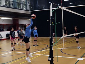 Victoria Layton joined her 14U teammates for practice at the Allan and Jean Millar Centre Wednesday, before provincials this weekend.