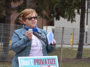 Melissa Wood, co-chair of the Sudbury chapter of the Ontario Health Coalition, highlights health-care challenges in the province, including a shortage of personal support workers and further privatization of long-term care.