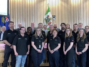 Mayor Rod Frank proclaimed May 1-7 as Emergency Preparedness Week during the Tuesday, May 3 council meeting. Lindsay Morey/News Staff