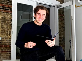 Actor Scott Beaudin (pictured) will play a young Tom Patterson in a theatrical reading of playwright Julia Rank's one-person play, Love, Tom, based on letters the eventual Stratford Festival founder sent home to his family while serving overseas during the Second World War. The reading will be staged in The Shed at Gallery Stratford at 2 p.m. May 15. Galen Simmons/The Beacon Herald/Postmedia Network