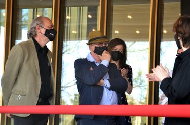 Tim Patterson, the son of theatre namesake and Stratford Festival founder Tom Patterson, was also on hand Tuesday to celebrate the Tom Patterson Theatre’s grand opening. Galen Simmons/The Beacon Herald/Postmedia Network