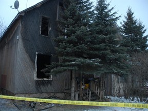 An abandoned motor home and vehicle were removed from 321 Albert St. E., scene of a fire in 2011. BRIAN KELLY
