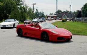 Last July, cars departed the Sauble Beach Community Centre for the Sauble Beach Sunset Cruisers’ Bruce Peninsula Classic Car Run. The travelling car show included a route on the Bruce Peninsula with ‘slow strolls’ past Golden Dawn Nursing Home in Lion’s Head and Gateway Haven in Wiarton. Donations were collected for Crime Stoppers of Grey Bruce. [DENIS LANGLOIS/POSTMEDIA NEWS]